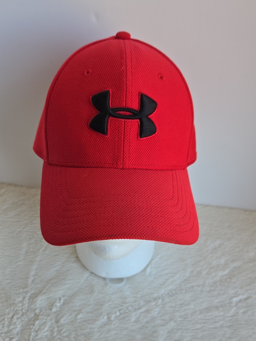 Under Armour Red Black Logo UA Classic Fit Cap L/XL